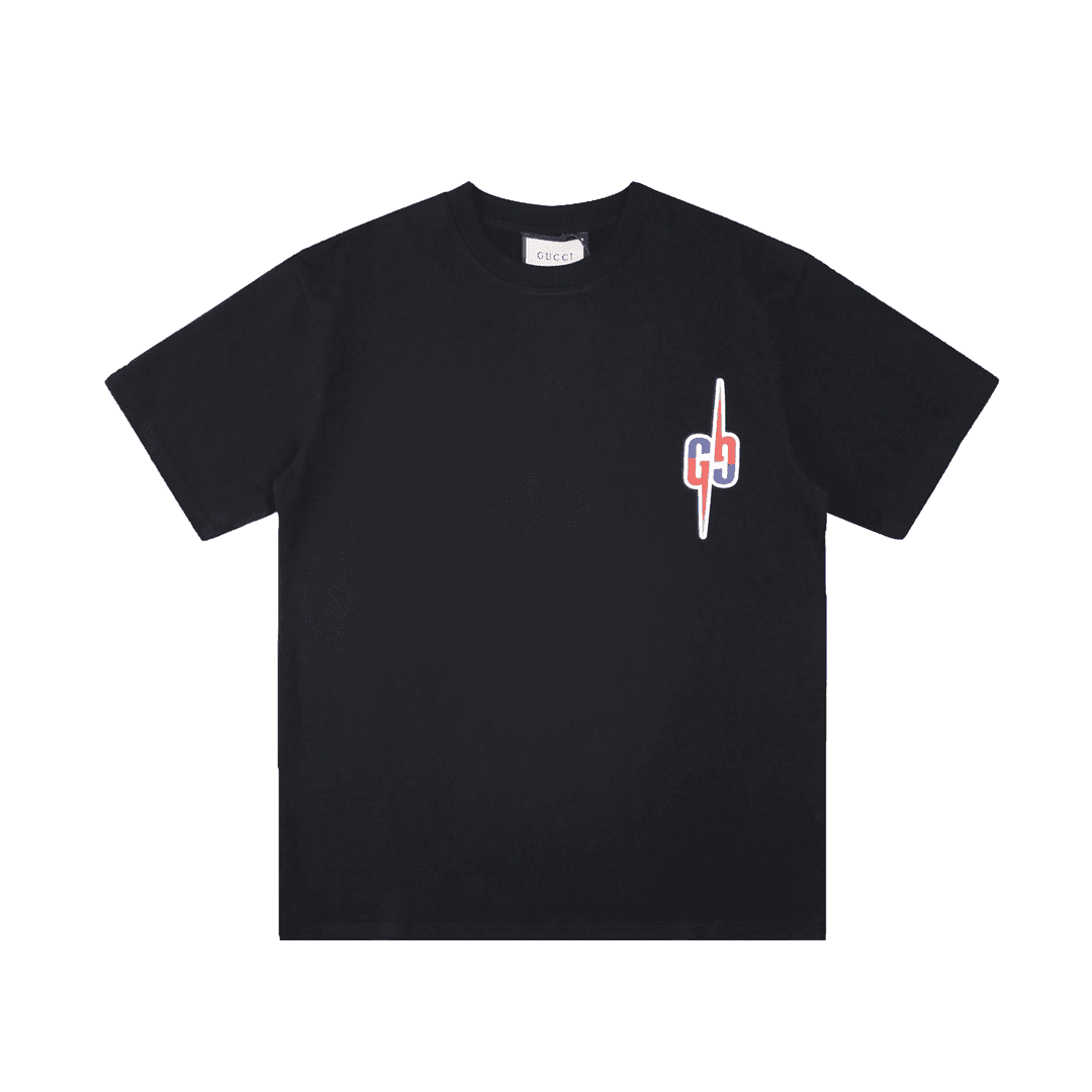 Gucci Logo T-Shirt Rainbow Lightning — 19