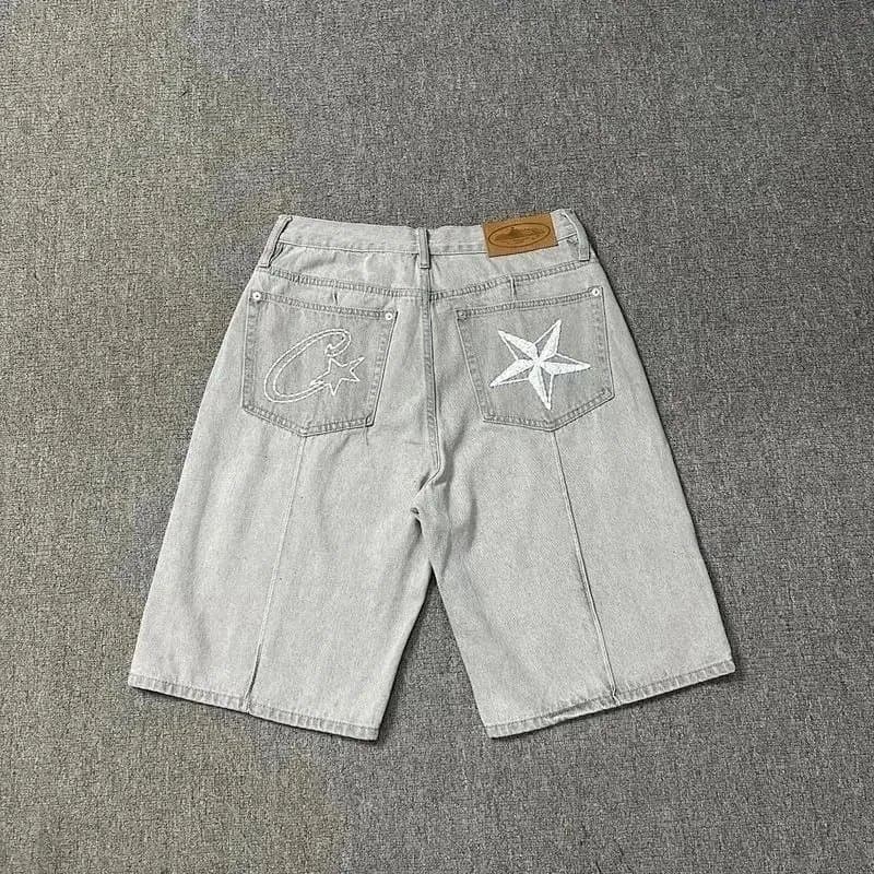 Undefeated Cargo Shorts Olive with Yellow Patch — Corteiz Pants-26