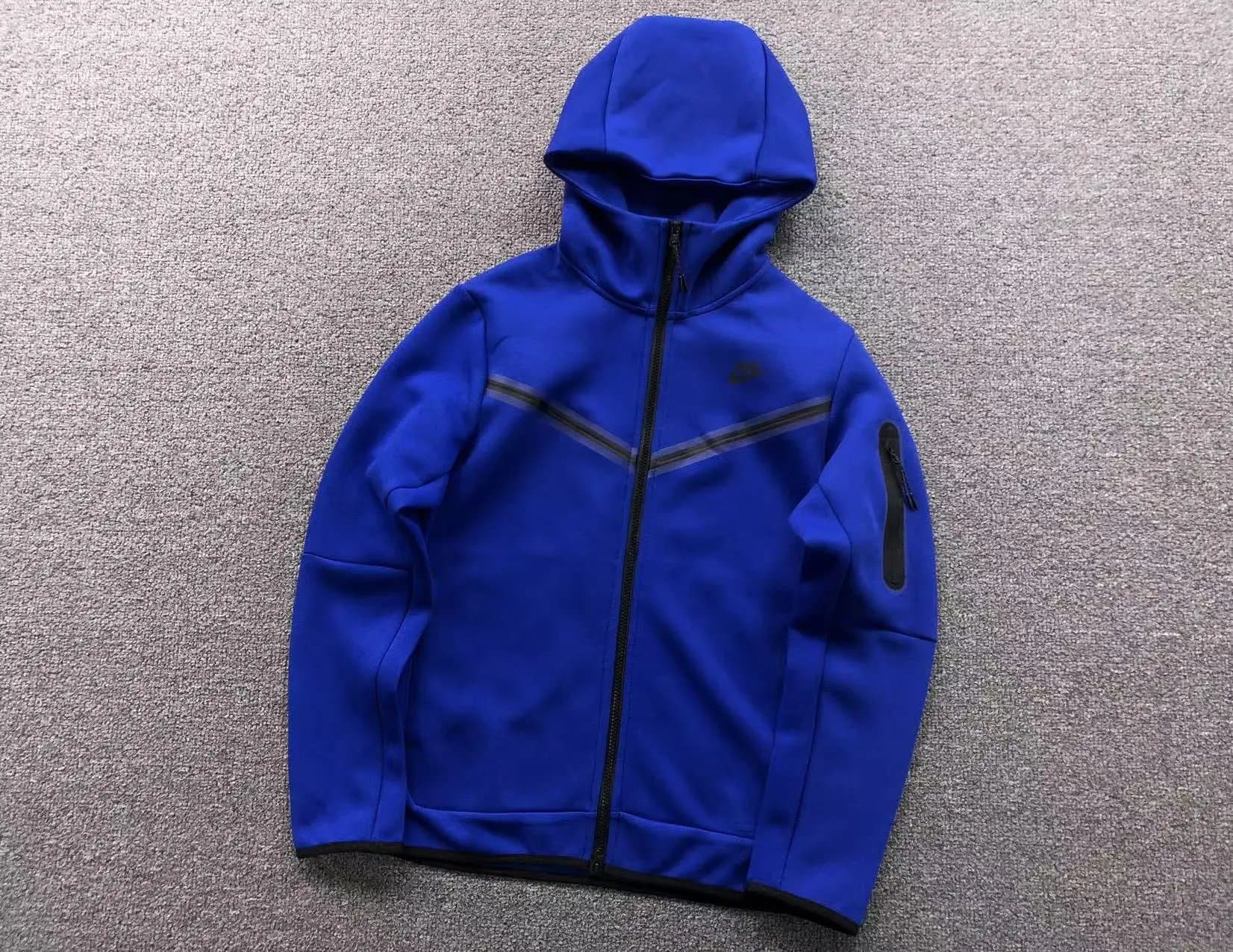 Nike Tech Fleece Hoodie Heather Grey — 09
