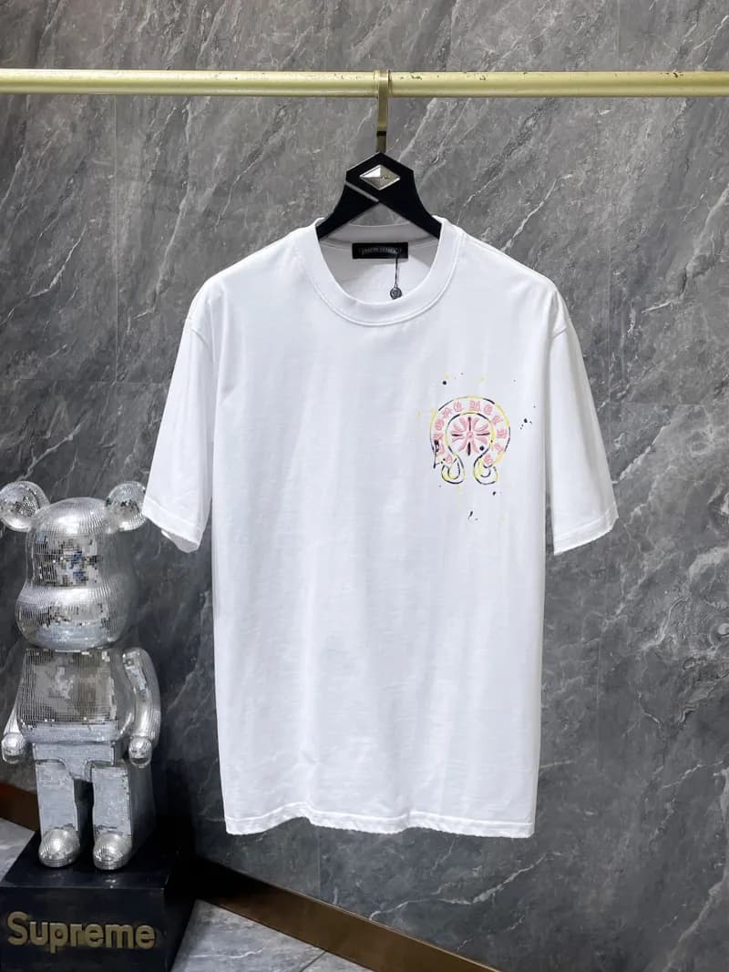 Graphic Tee Chrome Hearts Logo Print