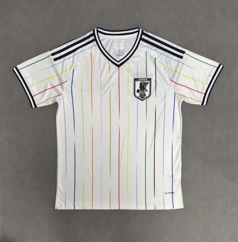 Adidas Japan National Team Away Jersey Rainbow Stripes