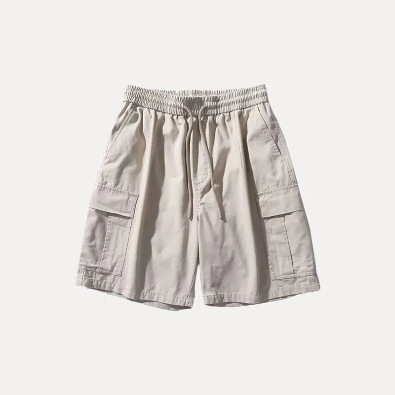 Cargo Shorts Elastic Waist