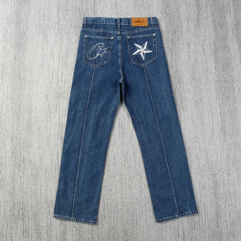 Trucker Jacket Classic Denim — Cr002 blue