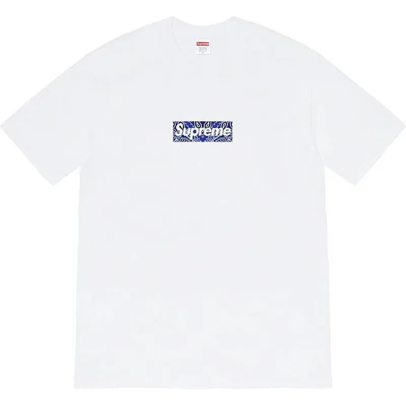 Supreme T-Shirt Patchwork Logo — 0HH3白色