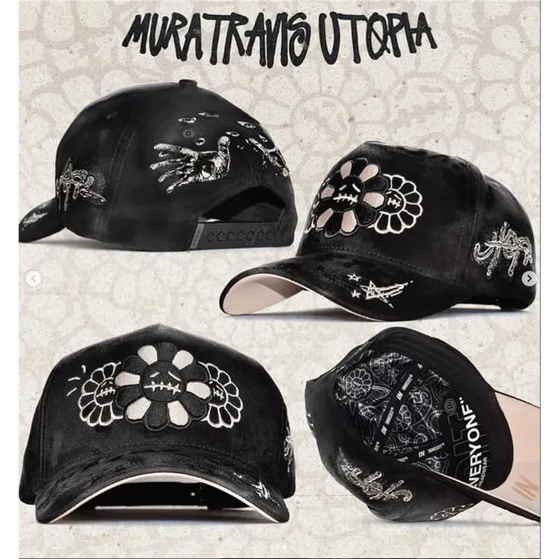 Takashi Murakami × Fragment Design Cap Flower Embroidery — 款式101