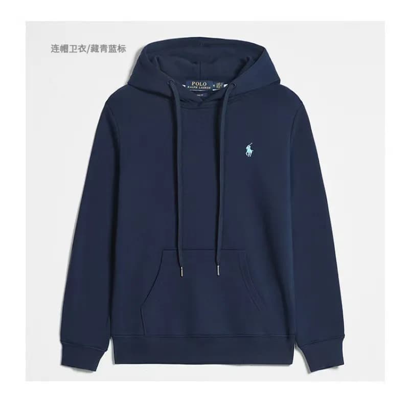 Polo Ralph Lauren Hoodie and Joggers Set Black — 套头款藏青蓝标