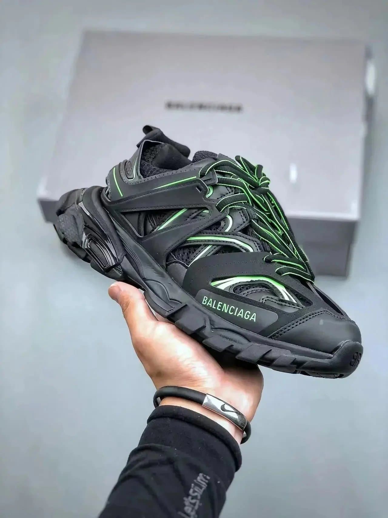 Balenciaga Triple S Black Silver — 18