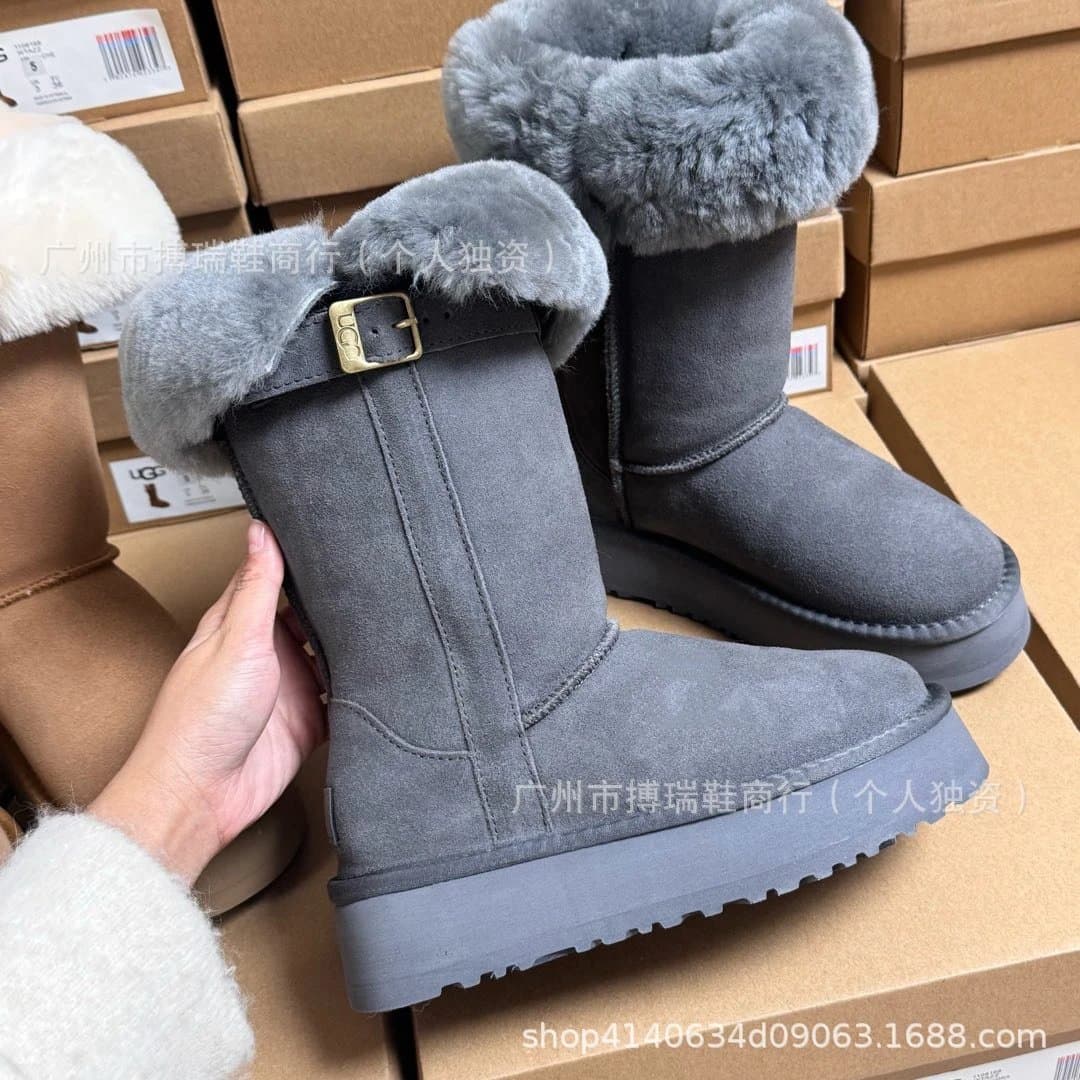 UGG Classic Short Platform Grey