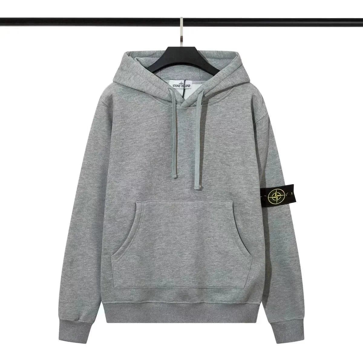 Stone Island Hooded Sweatshirt Compass Patch — 08