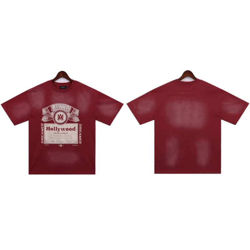 Amiri Graphic Tee Hollywood Print