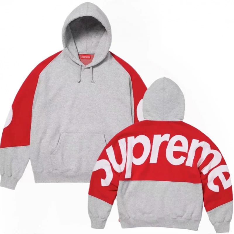 Supreme Raglan Hooded Sweatshirt Box Logo