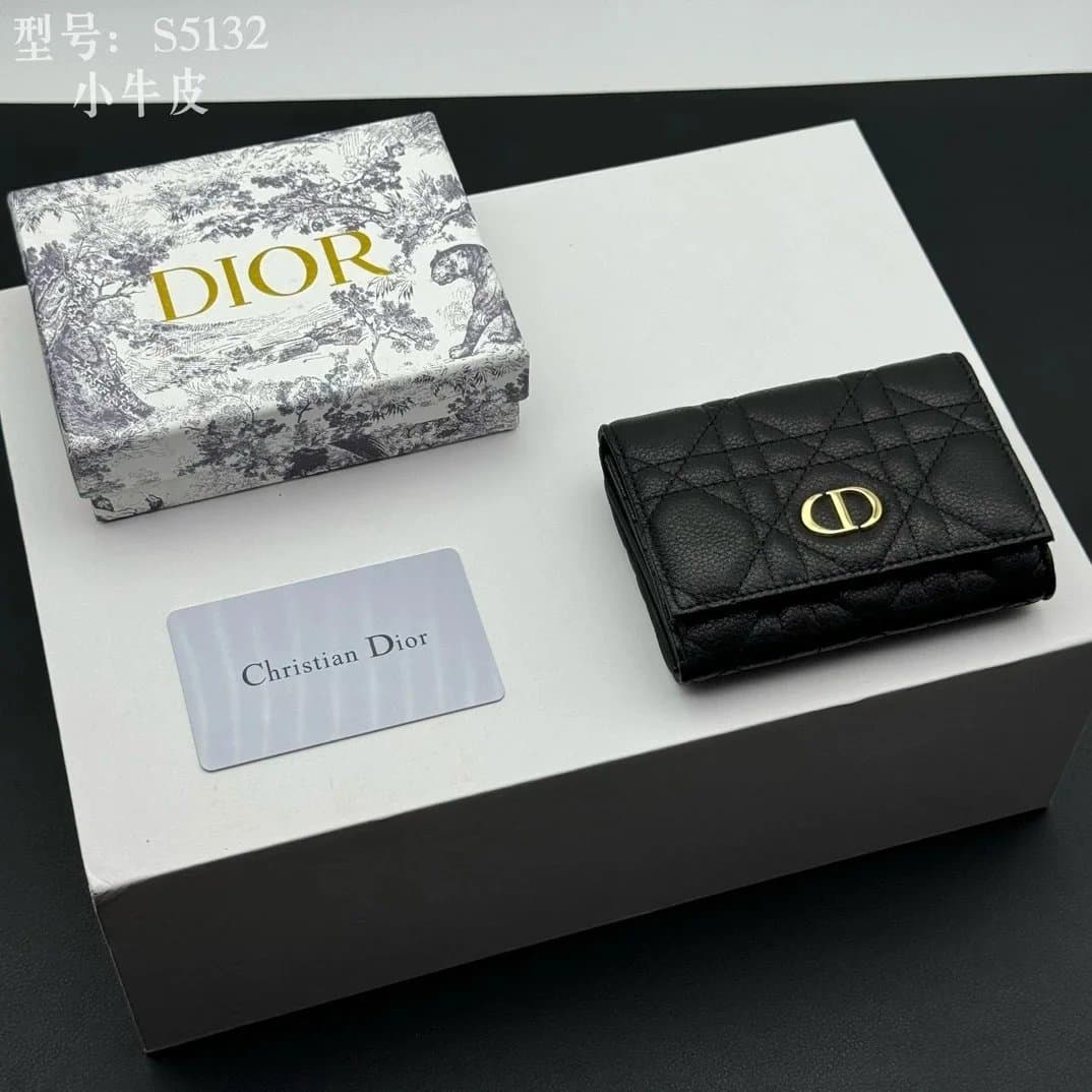 Lady Dior Wallet Cannage Quilted