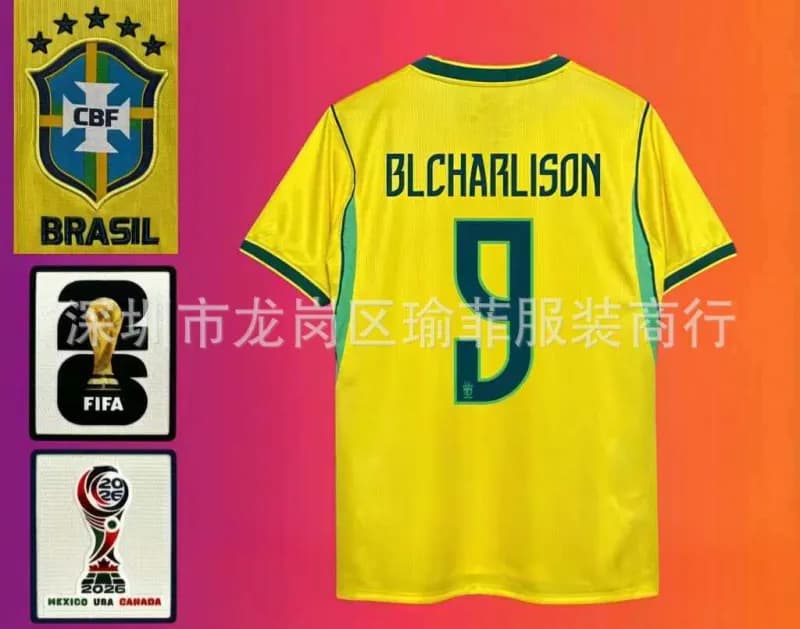 Nike Spain National Team Jersey Williams Jr. #17 — Brazil home jersey #9 with captain's armband