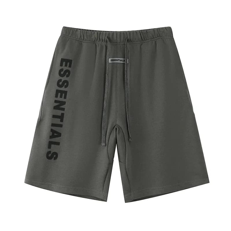 Fear of God Essentials Logo Shorts Essentials Logo — 2202深灰色（硅胶字母）
