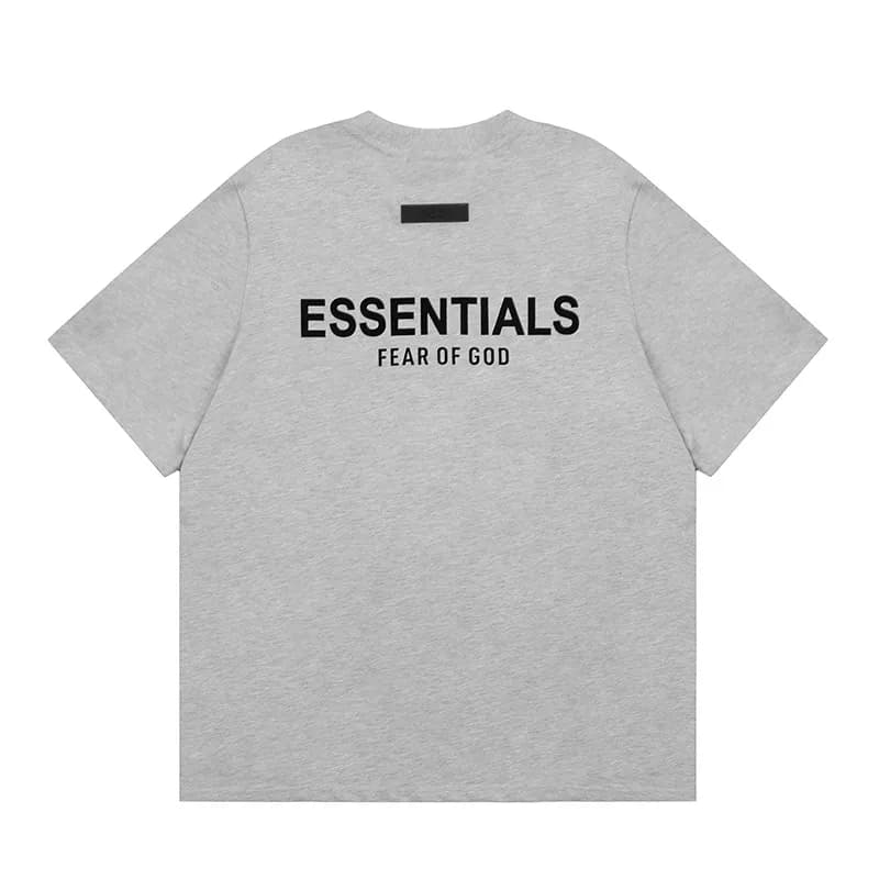 Fear of God Essentials T-Shirt & Shorts Set Essentials Logo — 2401短袖浅灰