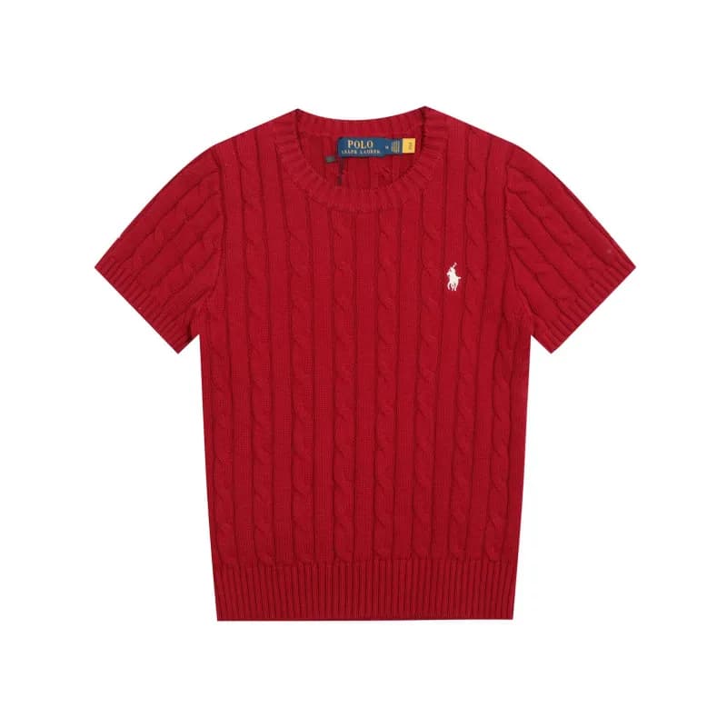 Polo Ralph Lauren Cable Knit Short-Sleeve Sweater Classic Fit