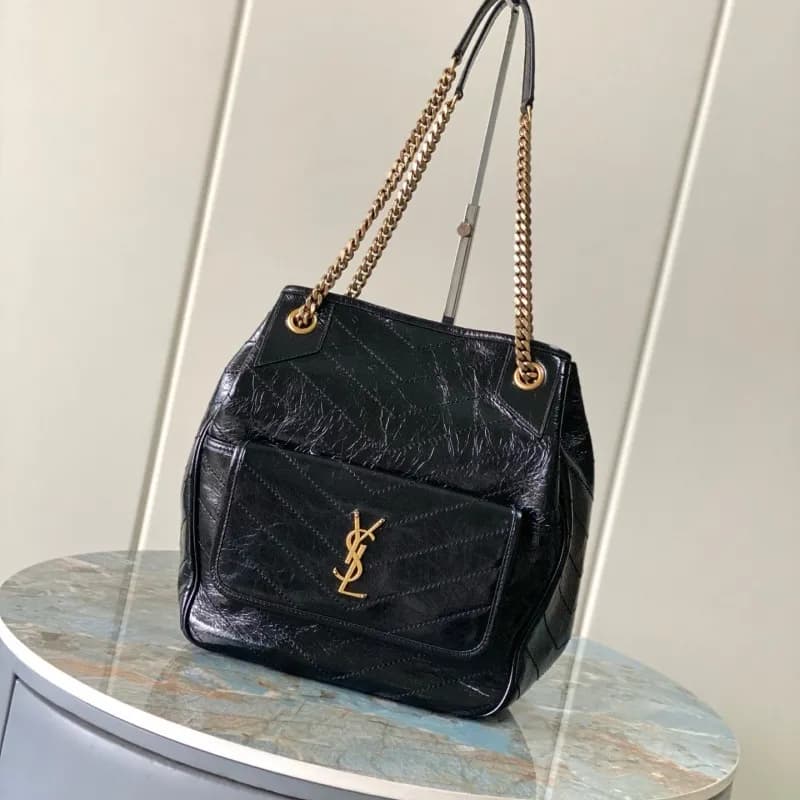 Saint Laurent Niki Quilted Leather