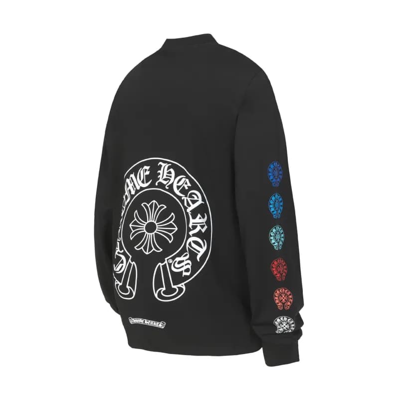 Graphic Tee Chrome Hearts Lips & Skull — 黑色2123/8009