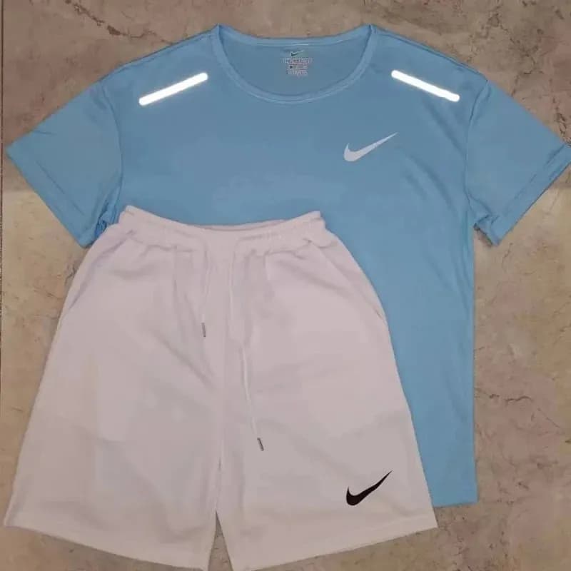 Nike Running Set Light Blue and White