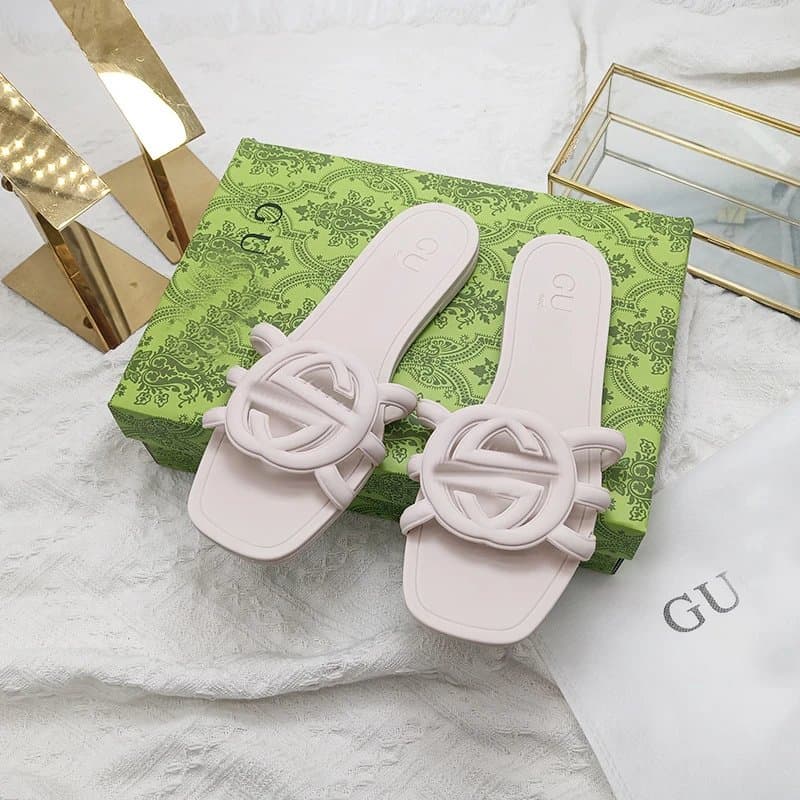 Gucci Dust Bag & Box Damask Pattern — 杏色