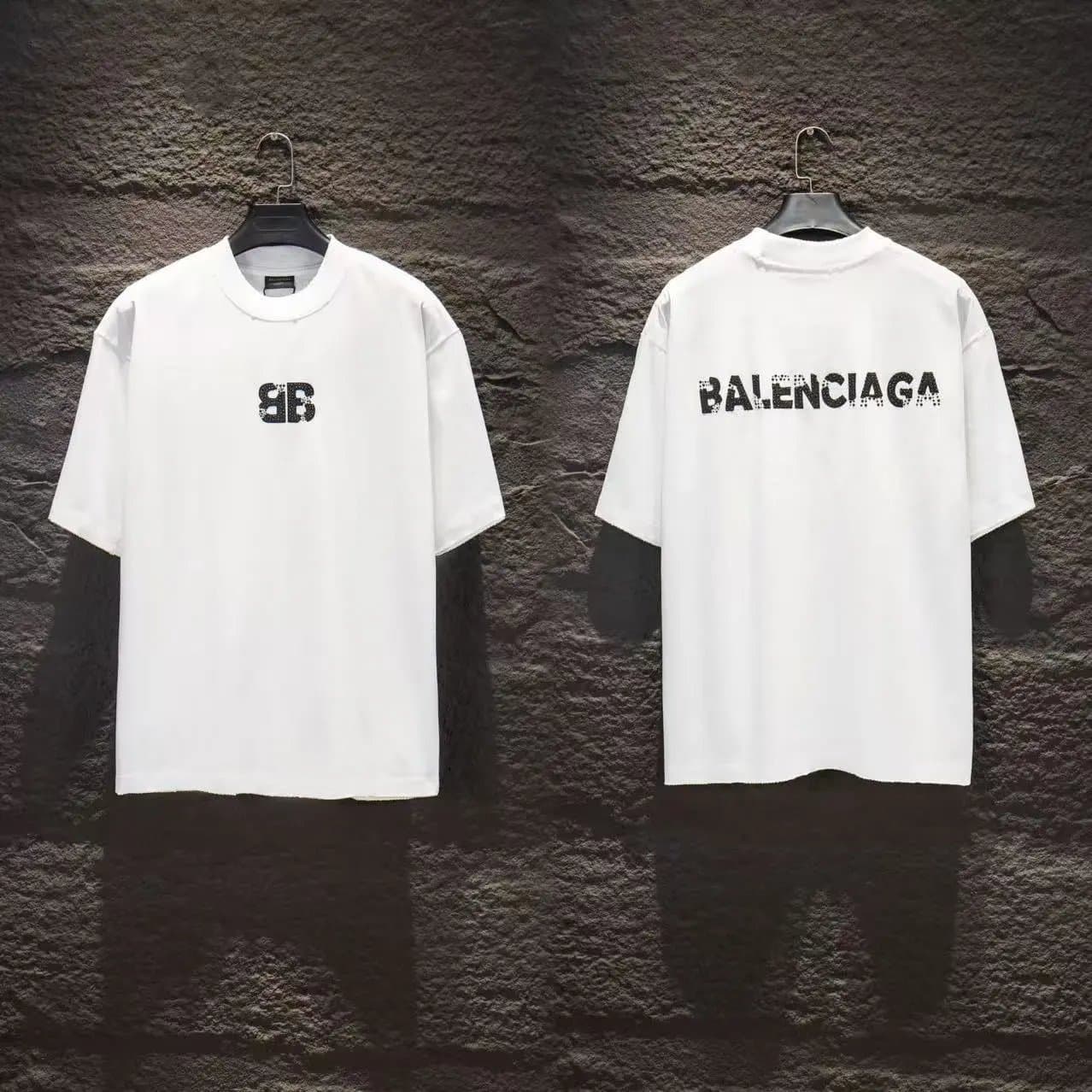 Balenciaga Logo T-Shirt Oversized Script — 46