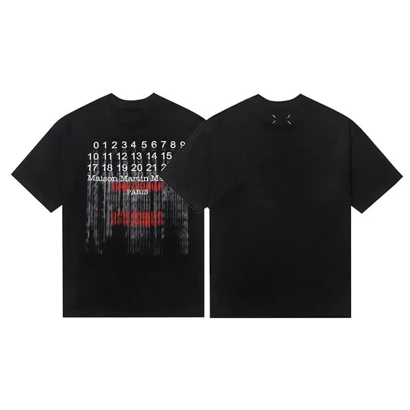 Maison Margiela Numbered Tee Painted Numbers — 6