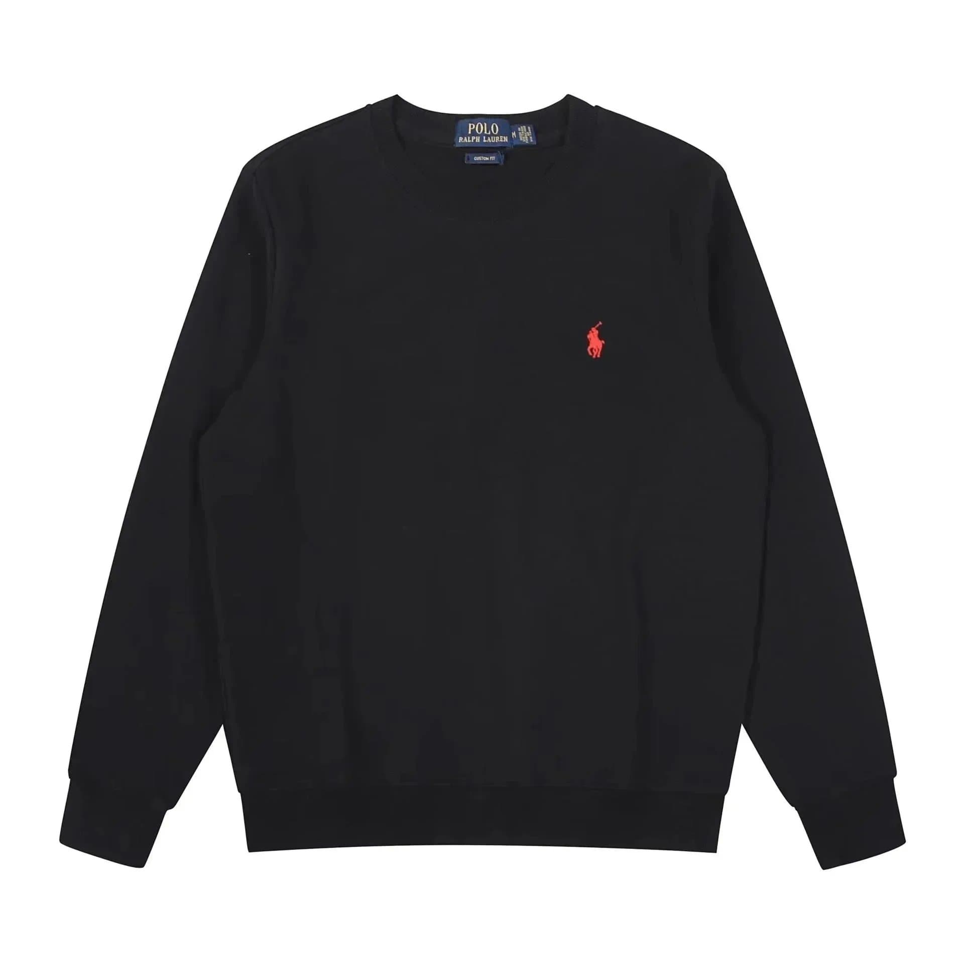 Polo Ralph Lauren Half-Zip Sweatshirt Heather Grey — ALBB-03