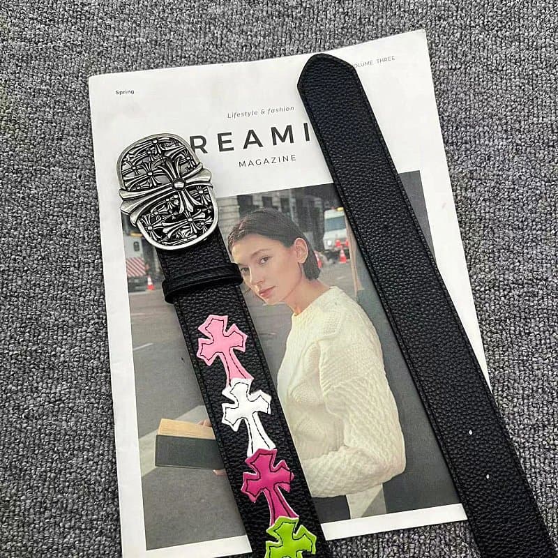 Chrome Hearts Cross Belt Multi-Color Crosses