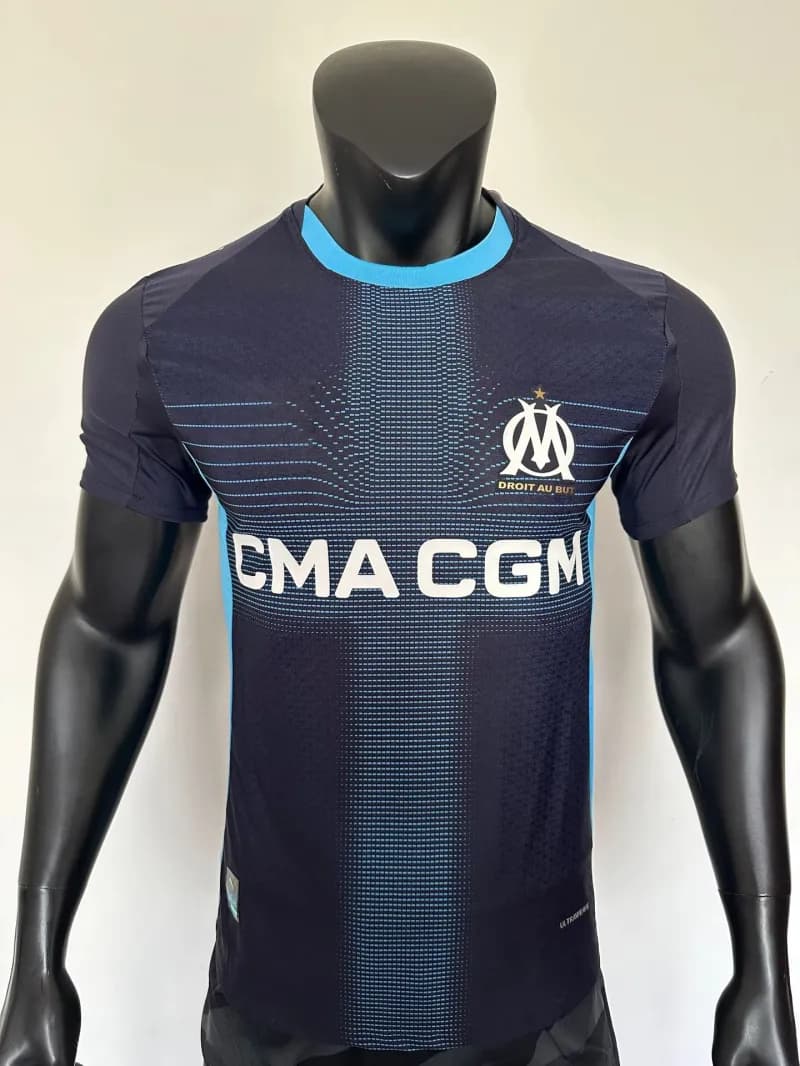 Olympique de Marseille Home Jersey CMA CGM Sponsor