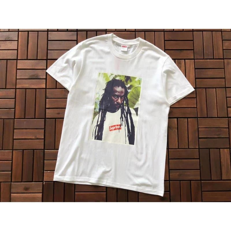 Supreme Box Logo Tee Paisley Box Logo — B231雷鬼白