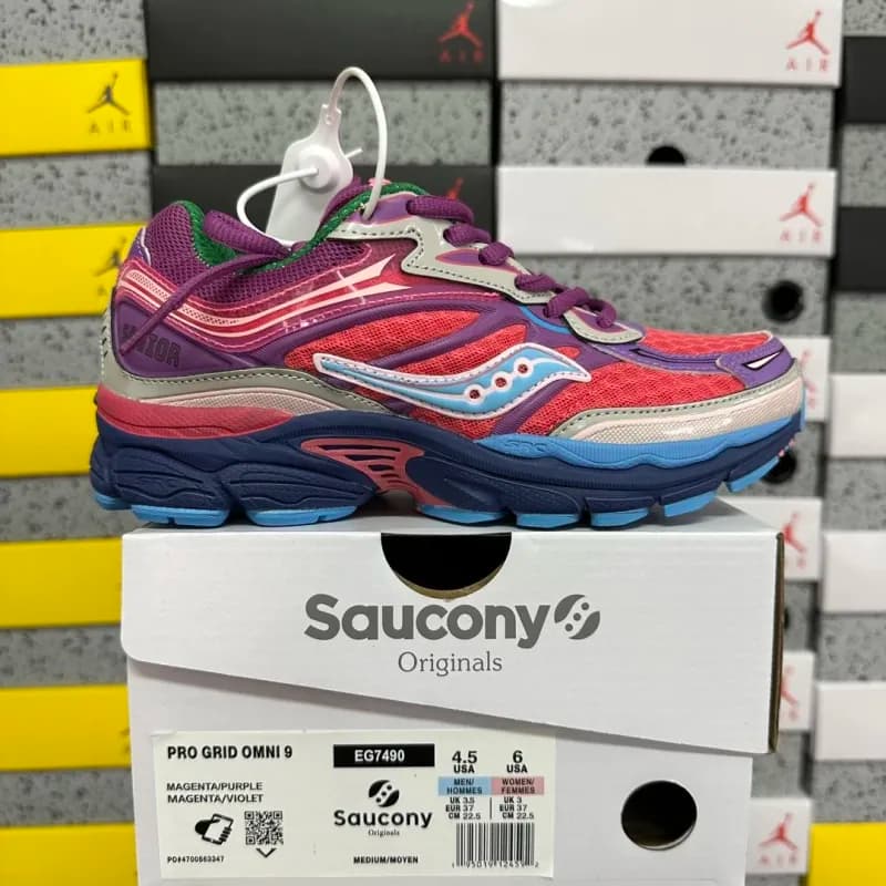 Saucony Pro Grid Omni 9 Magenta/Purple/Violet