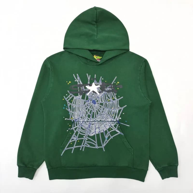 Sp5der Hoodie Spiderweb Graphic