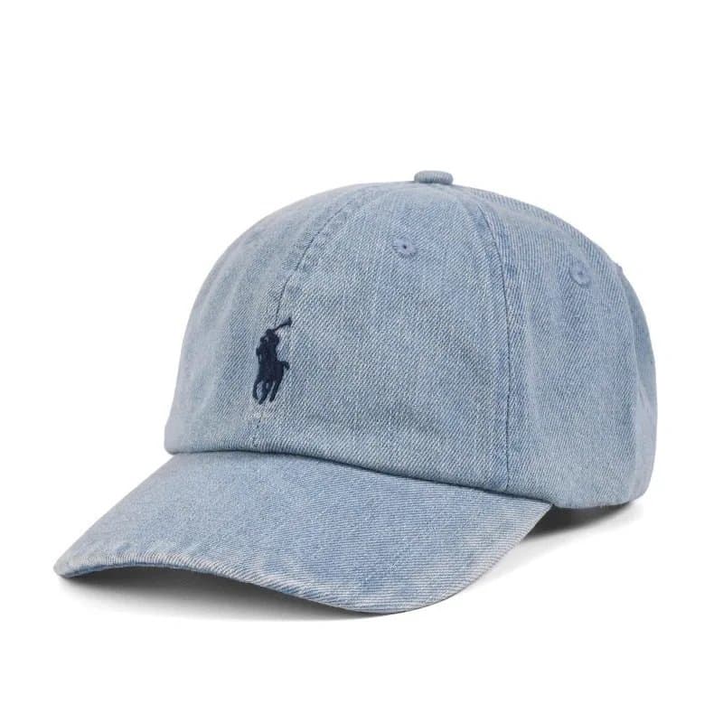 Polo Ralph Lauren Polo Bear Cap Washed Denim