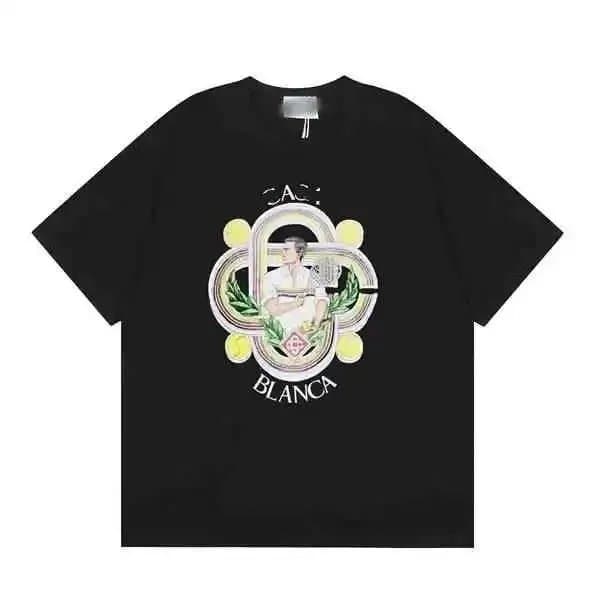 Casablanca Graphic T-Shirt Blanca Logo Print