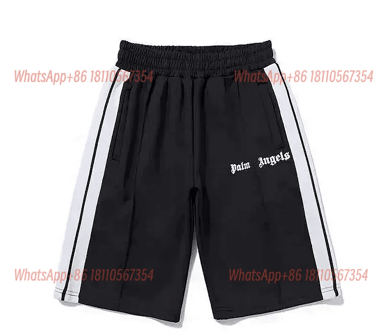 Lacoste Classic Shorts Solid White — Palm Angels-黑色