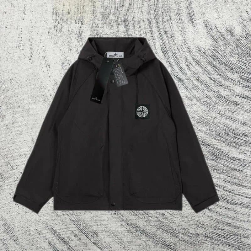 Stone Island Zip-Up Jacket Compass Logo — A2