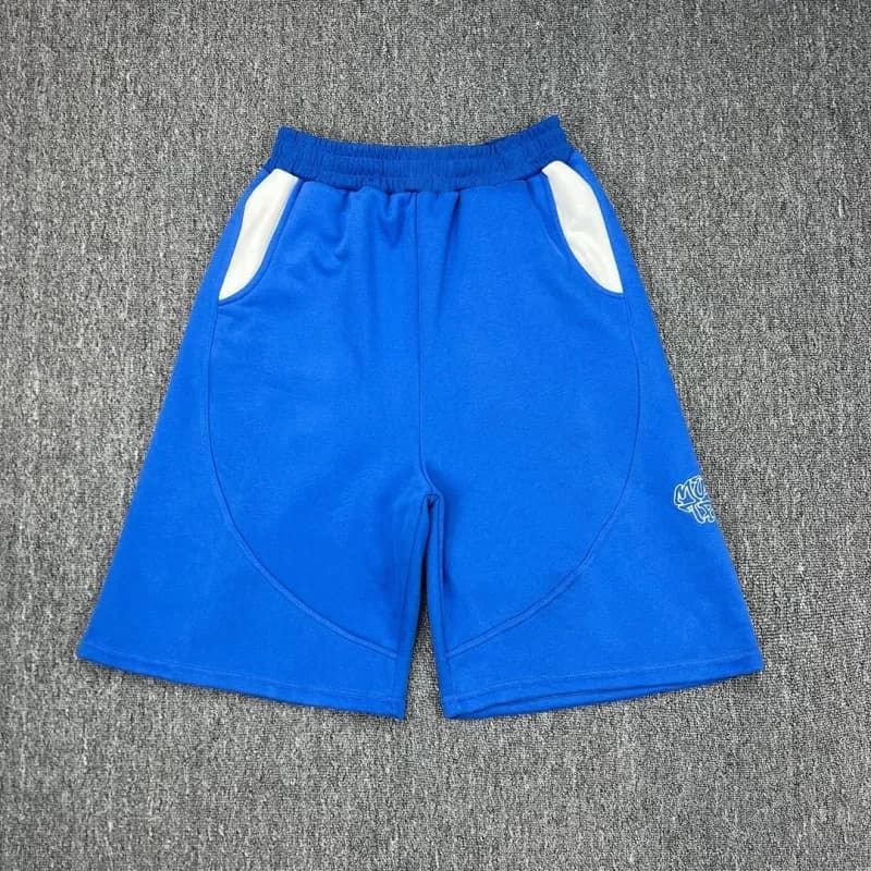 Kobe Basketball Shorts Royal Blue with White Panels