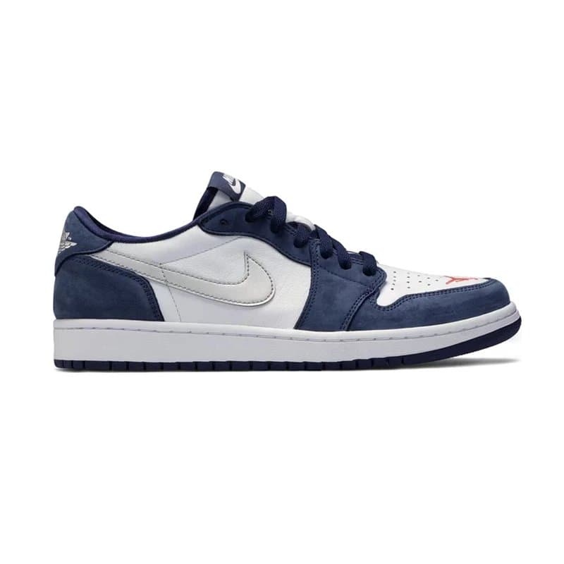Nike Dunk Low White Grey — Midnight Navy CJ7891-400