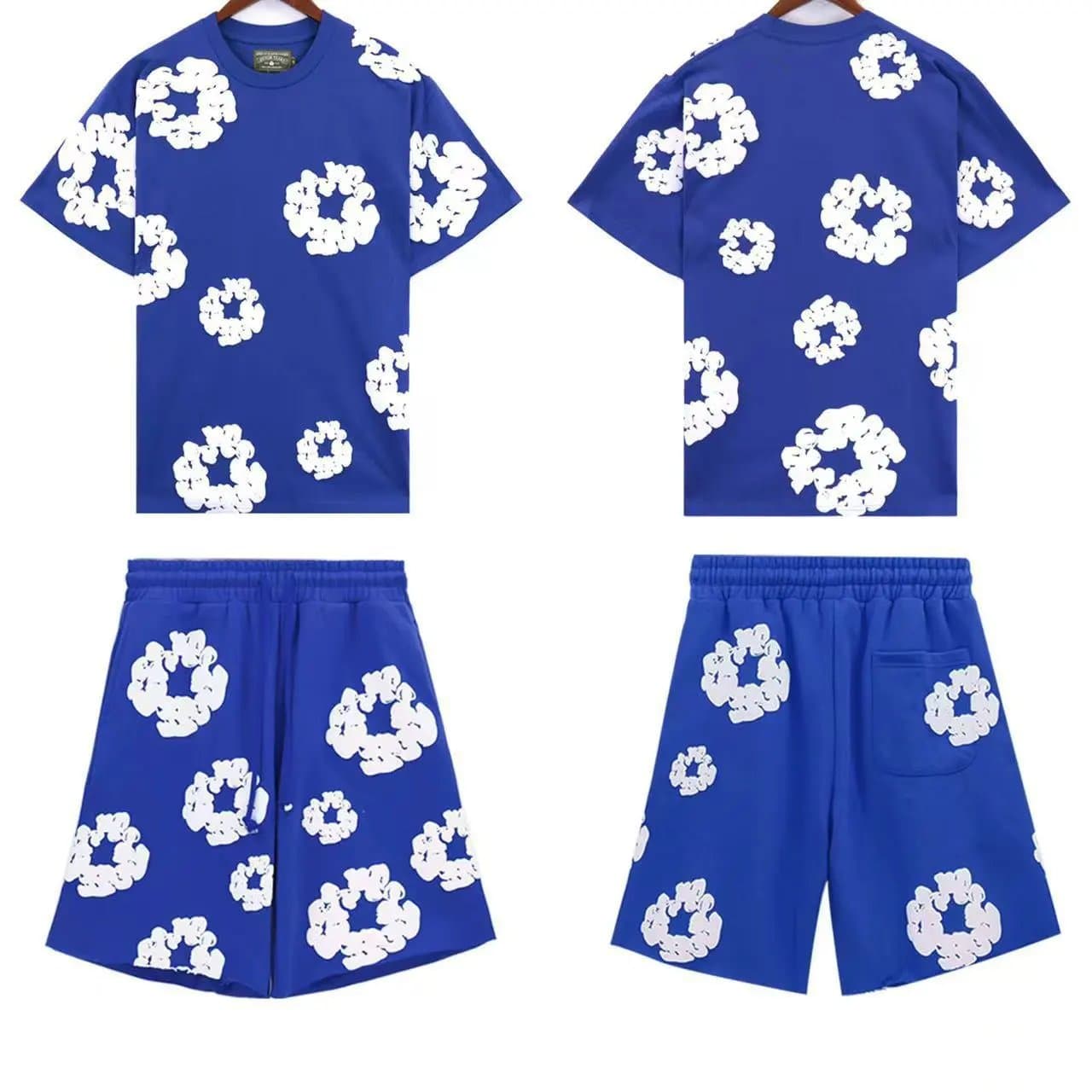 Balenciaga Flower Print Set All-Over Floral Motif
