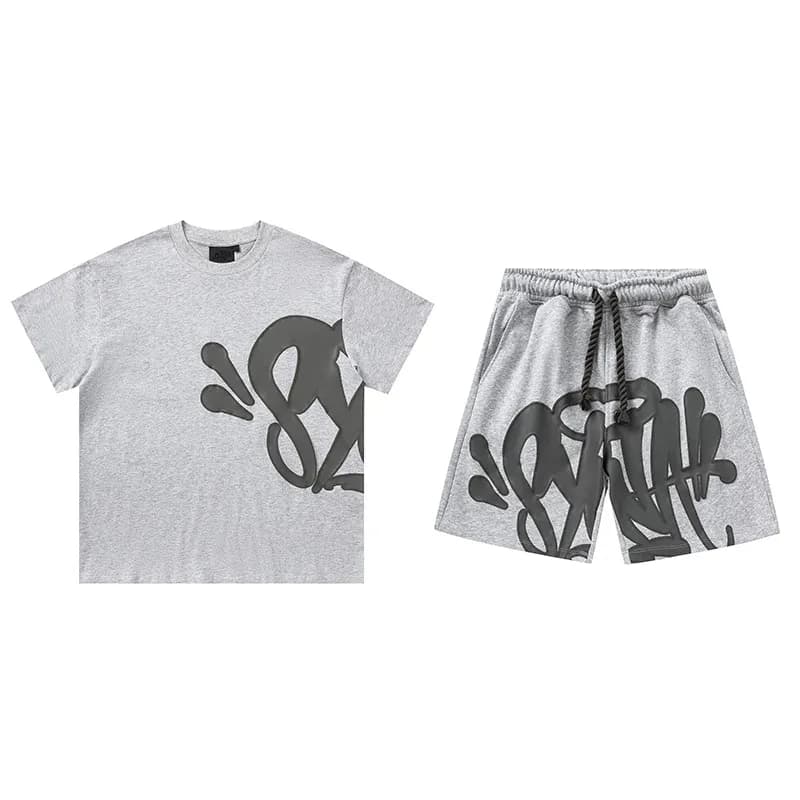 Gallery Dept. Graffiti Logo Set Heather Grey with Black Print