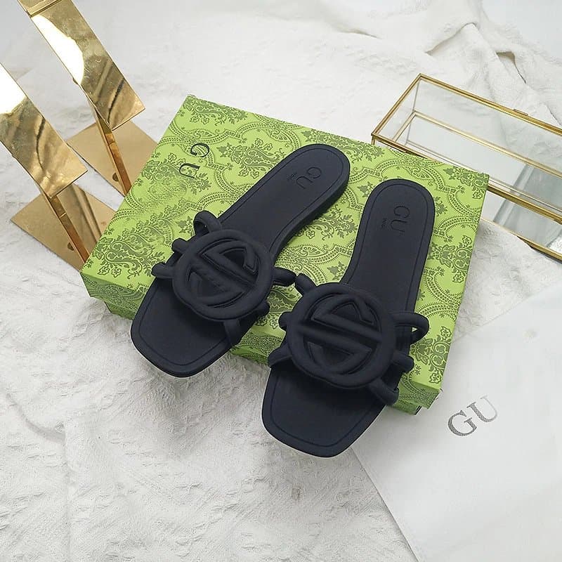 Gucci Horsebit Slide Black Rubber