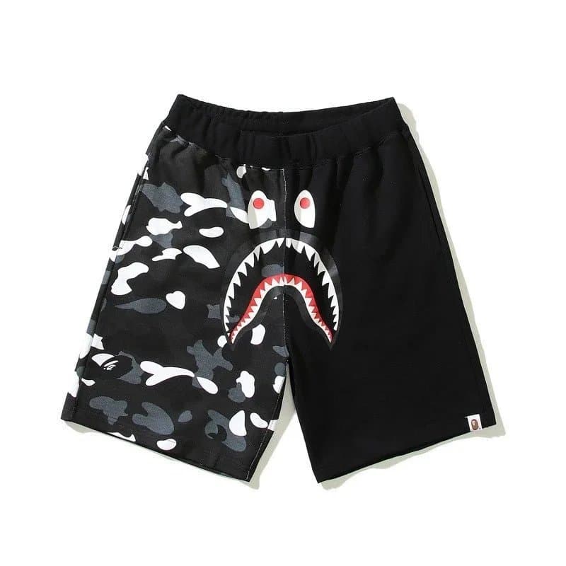 BAPE Shark Camo Shorts Split Camo — A5