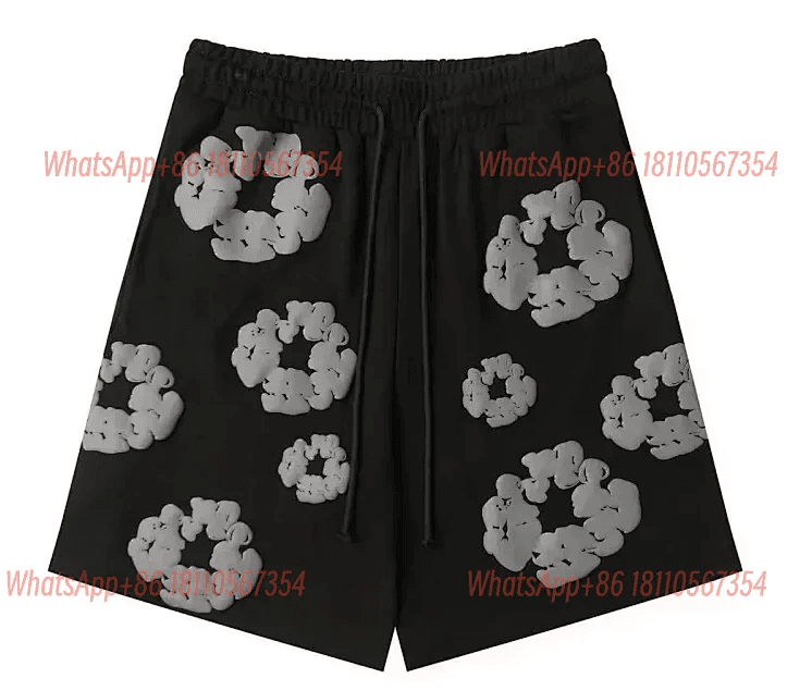 Balenciaga Cloud Print Shorts 3D Cloud Motif
