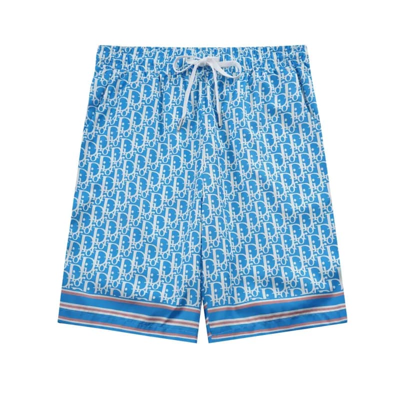 Prada Short-Sleeve Shirt Contrast Trim — 690 Blue