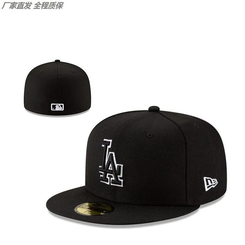 New Era × MLB 59FIFTY Fitted Cap LA Dodgers Black/White