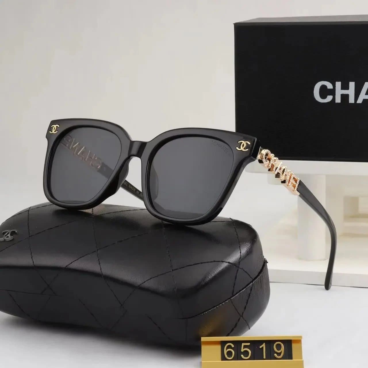 Chanel Sunglasses Quilted Frame with CC Logo