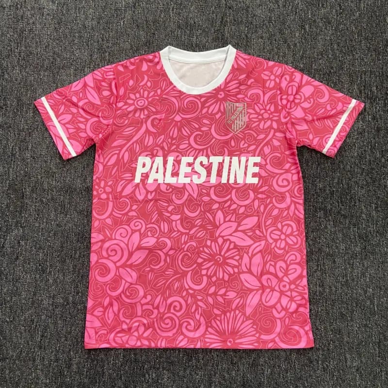 Palace Football Jersey Floral Print with FC Palestine Crest — 巴勒斯坦6