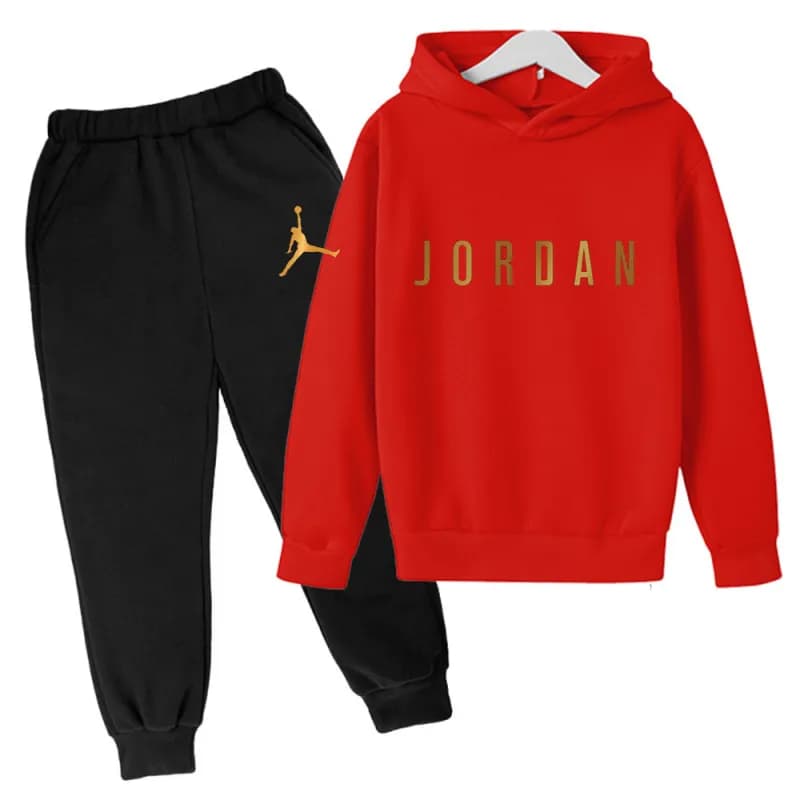 Nike Hoodie and Joggers Set Swoosh Graphic — 06