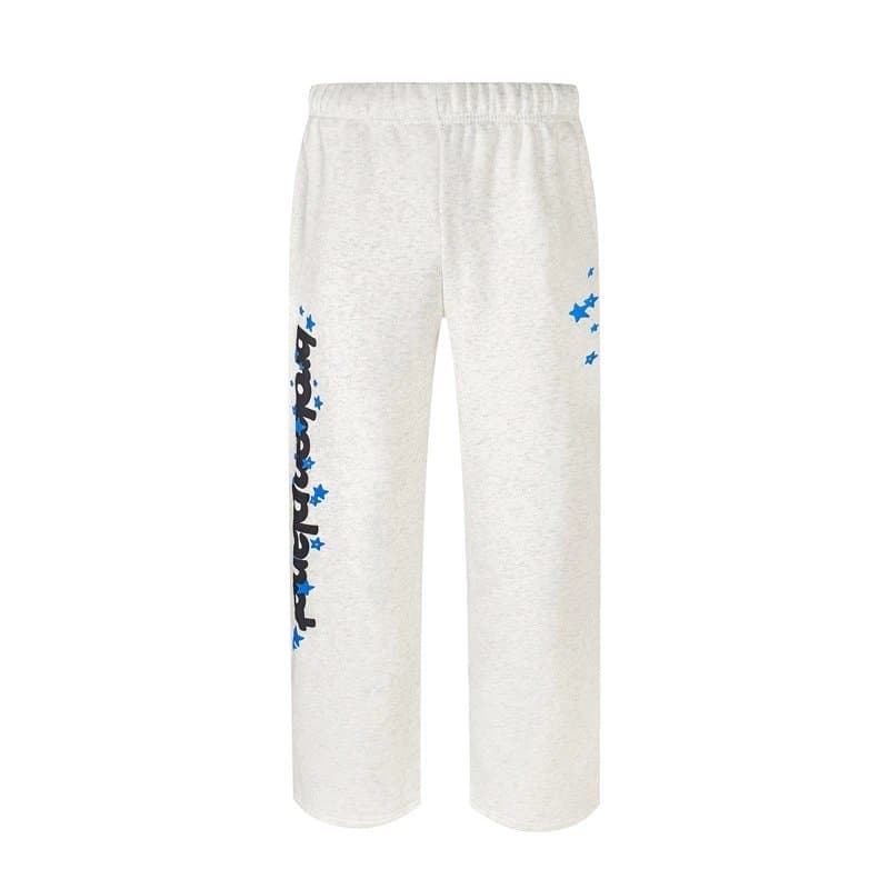 Broken Planet Logo Joggers Star Print — B02浅灰色