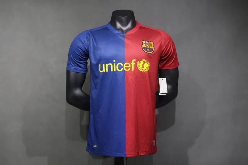Adidas FC Barcelona Home Jersey UNICEF Sponsor — 2008-09巴萨（球员版）